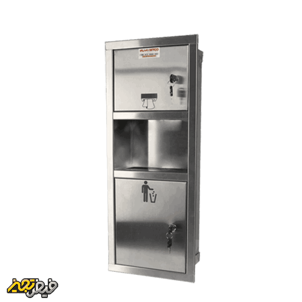 مخزن دستمال کاغذی و سطل زباله ام تی کو مدل HS-4050