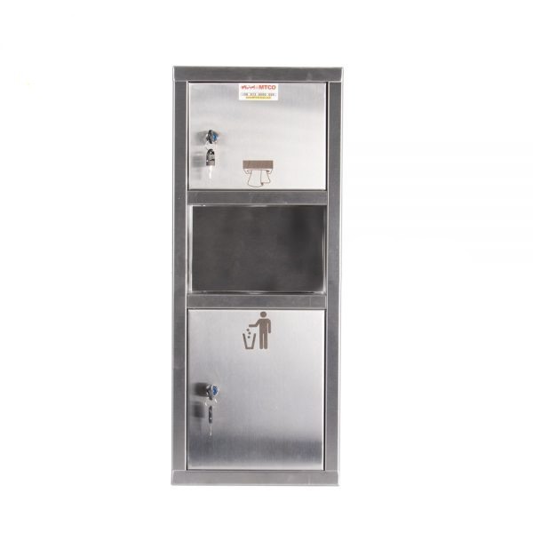 مخزن دستمال کاغذی و سطل زباله ام تی کو مدل HS-4050